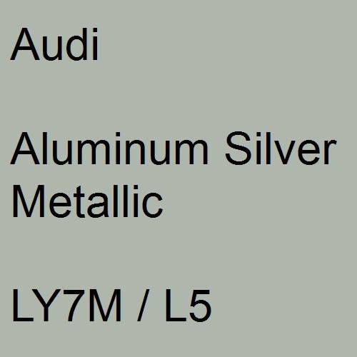 Audi, Aluminum Silver Metallic, LY7M / L5.